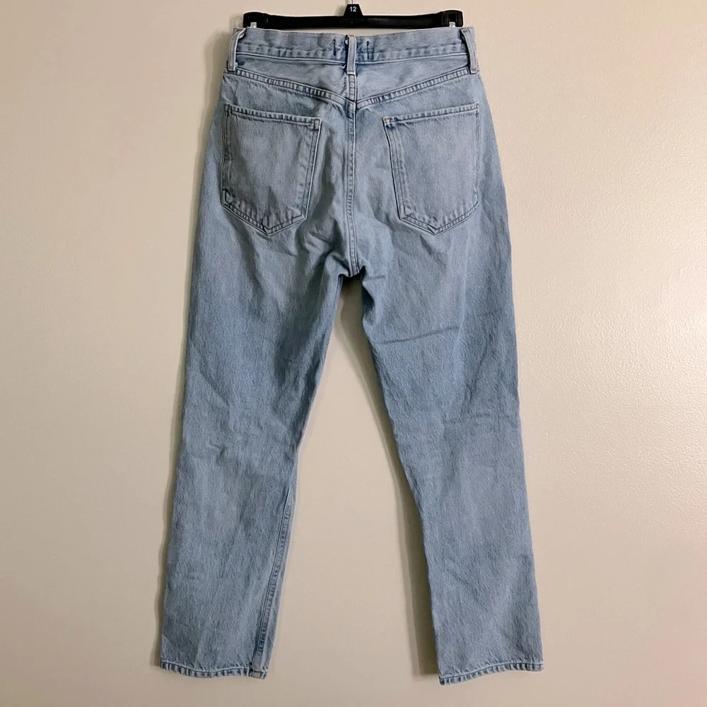 Agolde Riley High Rise Straight Crop Pants - Picture 5 of 9